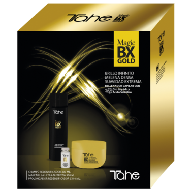 Pack Magic Bx Gold Tahe ( Champú + Mascarilla + Ampollas )- Sorci