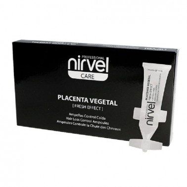 Loción Capilar Placenta Vegetal Nirvel 10 x 10 ml _sorci