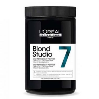 Decoloración En Polvo L'Oreal Blond Studio Multi-Techniques 7 Sin Amoniaco 500 g-Sorci