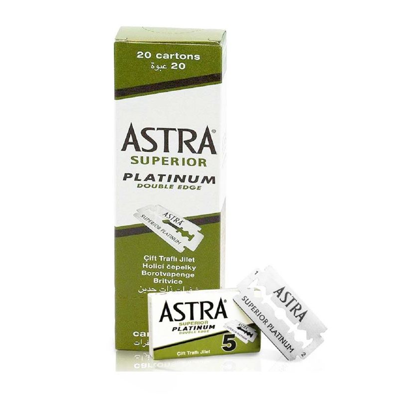 Cuchillas Astra Platinum 20 Cajas x 5 Uds - Sorci